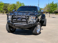 Thumbnail for Road Armor 11-16 Ford F-250 Stealth Front Bumper w/Intimidator Guard - Tex Blk