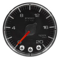 Thumbnail for Autometer Spek-Pro Gauge Pyro. (Egt) 2 1/16in 2000f Stepper Motor W/Peak & Warn Blk/Chrm