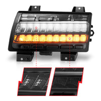 Thumbnail for ANZO Wrangler 18-21/Gladiator 20+ LED Side Marker Lights Smoke w Sequential Signal