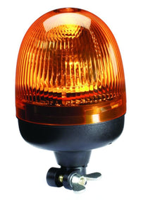 Thumbnail for Hella Rota Compact 12V Amber Lens Beacon w/ Flexible Pole Mount
