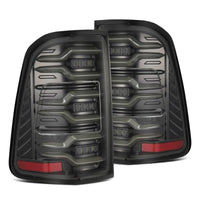 Thumbnail for AlphaRex 19-21 Dodge Ram 1500 Luxx-Series LED Tail Lights Alpha-Black w/Activ Light/Seq Signal