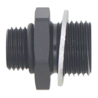 Thumbnail for DeatschWerks 6AN ORB Male to M18 X 1.5 Metric Male (Incl O-Ring and Washer) - Anodized Matte Black