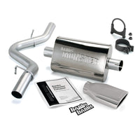 Thumbnail for Banks Power 97-99 Jeep 2.5/4.0L Wrangler Slip Fit Cat Monster Exh Sys - SS Single Exh w/ Chrome Tip