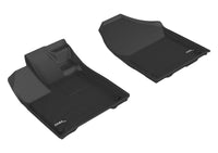 Thumbnail for 3D MAXpider 2017-2020 Honda Ridgeline Kagu 1st Row Floormat - Black
