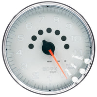 Thumbnail for Autometer Spek-Pro Gauge Tachometer 5in 11K Rpm W/Shift Light & Peak Mem Silver/Chrome