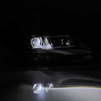Thumbnail for AlphaRex 11-21 Toyota Sienna LUXX LED Proj Headlights Plank Style Black w/Seq Signal/DRL