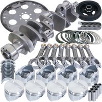 Thumbnail for Eagle Chevrolet 350 Balanced 1Pc Rear Seal Rotating Assembly Kit .040 Bore Dome 153 Tooth Flex Plate