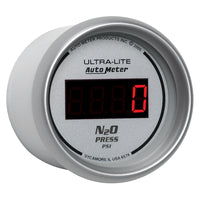 Thumbnail for Autometer Ultra-Lite 2-1/16in 1600 PSI Digital Nitrous Pressure Gauge - Silver