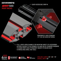 Thumbnail for Go Rhino SRM 500 Roof Rack - 55in