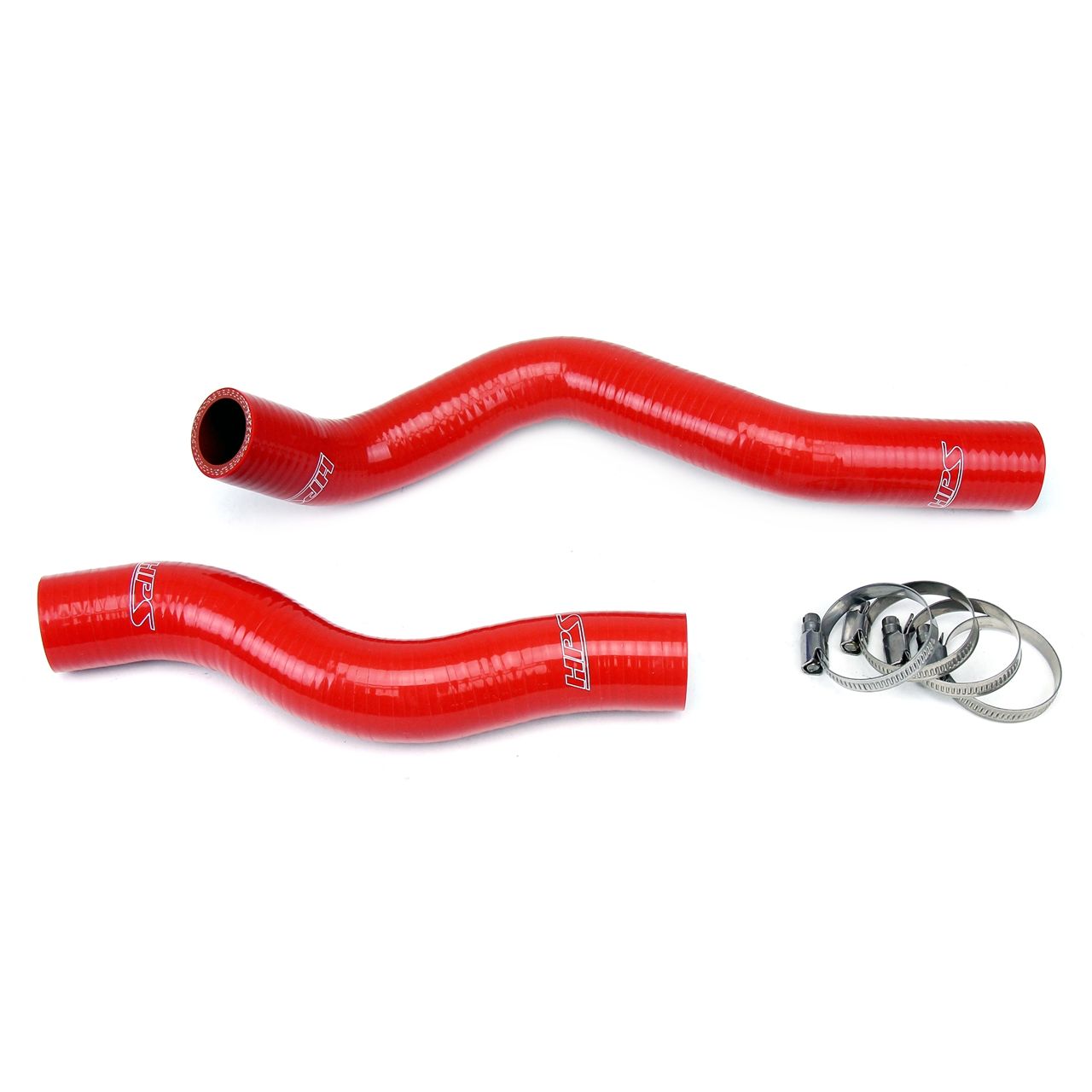 HPS Red Reinforced Silicone Radiator Hose Kit Coolant for Honda 06-11 Civic Non Si R18A1 R16