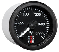 Thumbnail for Autometer Stack 52mm 0-2000 Deg F Pro Stepper Motor Exhaust Gas Temp Gauge - Black