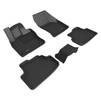 Thumbnail for 3D Maxpider 21-23 Volkswagen Golf Gti/Golf R Kagu Floor Mat- Black R1 R2