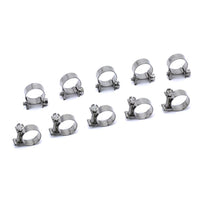 Thumbnail for HPS #12 Stainless Steel Fuel Injection Hose Clamps 10pc Pack 25/64