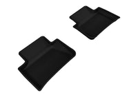 Thumbnail for 3D MAXpider 2014-2019 Porsche Macan Kagu 2nd Row Floormats - Black