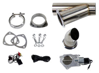 Thumbnail for Granatelli 2.25in Stainless Steel Electronic Exhaust Cutout