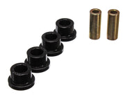 Thumbnail for Energy Suspension .875 ID x 1.782 OD (Bushing Dims) Black Universal Link - Flange Type Bushiings
