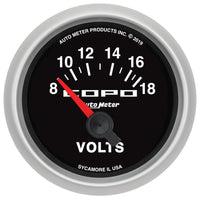 Thumbnail for Autometer 52mm 18V Electric Voltmeter Chevrolet COPO Camaro