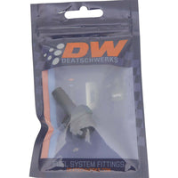 Thumbnail for DeatschWerks 8AN ORB Male to 3/8in Male Triple Barb Fitting (Incl O-Ring) - Anodized Matte Black