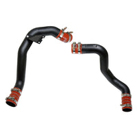 Thumbnail for HPS Black Hot & Cold Side Charge Pipe with Intercooler Boots Kit 03-07 Ford F250 Superduty Powerstroke 6.0L Diesel Turbo