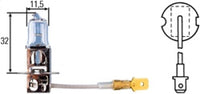 Thumbnail for Hella Bulb H3 12V 100W Ylw Str