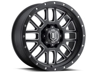 Thumbnail for ICON Alpha 20x9 6x135 16mm Offset 5.625in BS 87.1mm Bore Satin Black/Milled Windows Wheel