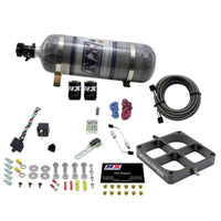 Thumbnail for Nitrous Express Single Entry Crossbar 8500 Based Throttle Body Nitrous Kit w/12lb Composite Bottle