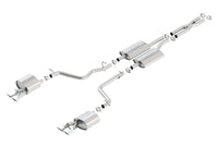 Thumbnail for Borla 11-14 Dodge Challenger 3.6L AT/MT RWD 2Dr Single Split Rear Exit Rectangle Tip Catback Exhaust