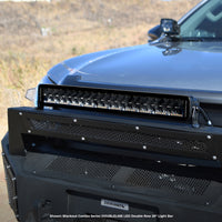 Thumbnail for Go Rhino Xplor Blackout Combo Series Dbl Row LED Light Bar w/Amber (Side/Track Mount) 21.5in. - Blk