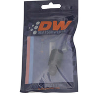 Thumbnail for DeatschWerks 6AN Male Flare to 5/16in Female EFI Quick Connect Adapter - Anodized Matte Black