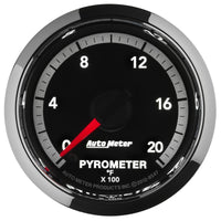 Thumbnail for Autometer Gen4 Dodge Factory Match 52.4mm Full Sweep Electronic 0-2000 Deg F EGT/Pyrometer Gauge