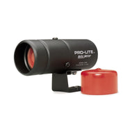 Thumbnail for Autometer Pro-Lite Warning Light *SWITCH REQUIRED*  (black case, red lens, red night cover)