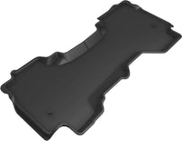 Thumbnail for 3D MAXpider 2019-2020 Dodge Ram 1500 Quad Cab Kagu 2nd Row Floormats - Black