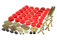 Thumbnail for Energy Suspension 68-70 Chevrolet Biscayne/Bel Air/Caprice/Impala Body Mount Set w/ Hardware - Red
