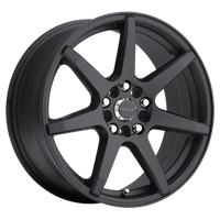 Thumbnail for Raceline 131B Evo 15x7in / 4x100/4x108 BP / 40mm Offset / 72.62mm Bore - Satin Black Wheel