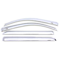 Thumbnail for AVS 06-08 Lincoln Mark LT Ventvisor Outside Mount Front & Rear Window Deflectors 4pc - Chrome
