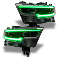 Thumbnail for Oracle 19-21 RAM 1500 Headlight DRL Kit Proj. LED - RGBW+A w/ Simple Controller SEE WARRANTY
