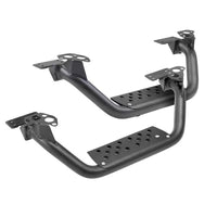 Thumbnail for Go Rhino Dominator Extreme D6 SideSteps - Tex Blk - 4in Drop Down Steps (Pair)