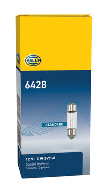 Thumbnail for Hella Bulb 6428 12V 3W SV7-8 T2.25 8x28mm