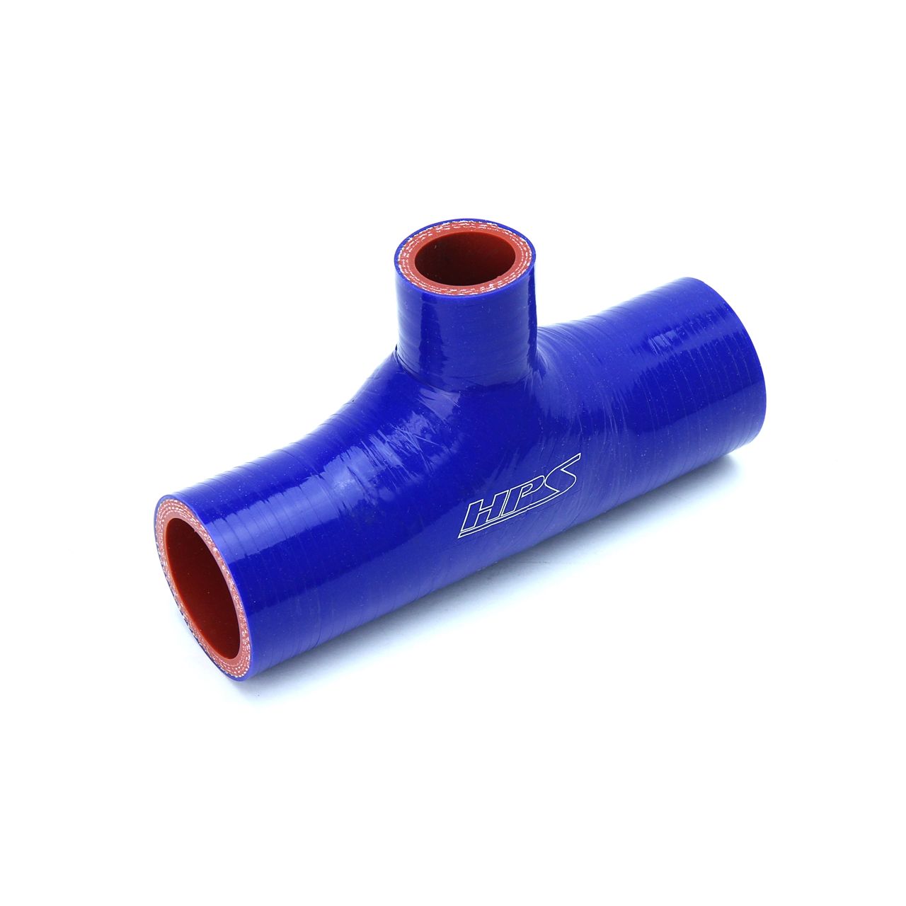 HPS 1-5/8" ID , 1" ID branch Blue Silicone Coupler Coolant T Hose Tee Adapter