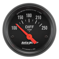 Thumbnail for AutoMeter Gauge Differential Temp 2-1/16in. 100-250 Deg. F Electric Z-Series