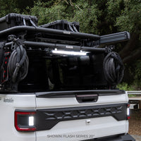 Thumbnail for Go Rhino Xplor Flash Series Sgl Multi Function LED Light Bar (Track Mount) 10in. - Blk