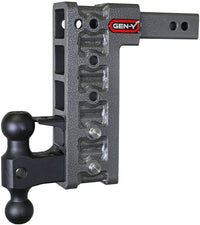 Thumbnail for Gen-Y Mega Duty 2in Shank 10in Drop 2K TW 16K Hitch w/GH-051 Dual-Ball/GH-032 Pintle Lock