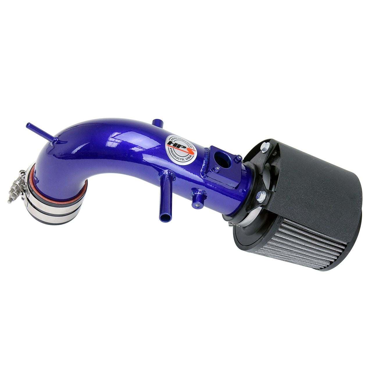 HPS Shortram Air Intake Kit 12-17 Toyota Camry 2.5L 4Cyl, Includes Heat Shield, Blue