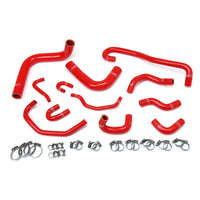 Thumbnail for HPS Reinforced Red Silicone Radiator + Heater Hose Kit Coolant for Toyota 89-92 4Runner 3.0L V6 Left Hand Drive