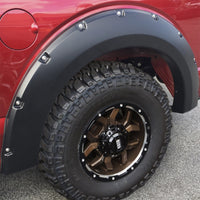 Thumbnail for Bushwacker 18-19 Ford F-150 Pocket Style Flares 4pc - Black
