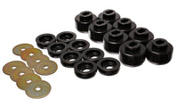 Thumbnail for Energy Suspension 99-06 Silverado C1500/K1500/01-06 Silverado C2500/K2500 Black Body(cab) Mount Set