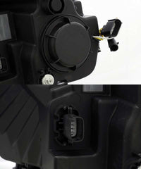 Thumbnail for AlphaRex 15-17 Ford F-150 LUXX LED Projector Headlights Plank Style Black w/Activ Light/DRL
