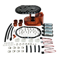 Thumbnail for Deatschwerks 2.0L Staged Fuel Cell Surge Tank (Includes 4 DW200 Fuel Pumps)
