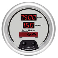 Thumbnail for Autometer Ultra-Lite 3 3/8in 8000 RPM/ 160mph Digital Tach Speedo Combo