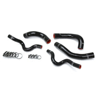 Thumbnail for HPS Reinforced Black Silicone Radiator Hose Kit Coolant for Hyundai 13-17 Veloster 1.6L Turbo